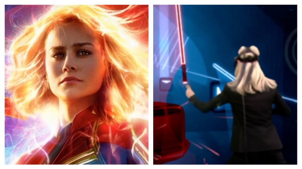 Brie Larson si zahrála českou hru Beat Saber ve slavné talkshow